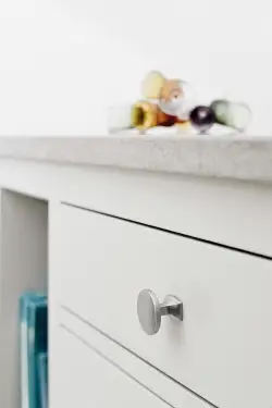 Click Here To Enlarge This Photo Of Furnipart 'Classic' Cabinet Knob D34mm - Inox Look (536460034-66)