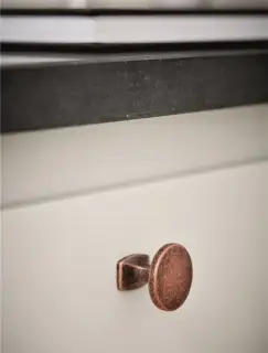 Furnipart 'Classic' Cabinet Knob D34mm - Antique Copper (536460034-98)