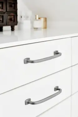 Click Here To Enlarge This Photo Of Furnipart 'Classic' Cabinet Pull L186mm / C160mm - Antique Grey (536460160-22)