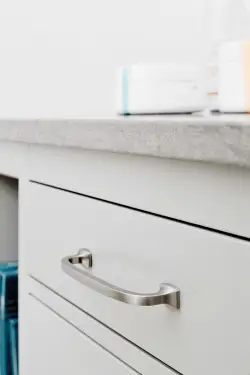 Click Here To Enlarge This Photo Of Furnipart 'Classic' Cabinet Pull L186mm / C160mm - Inox Look (536460160-66)