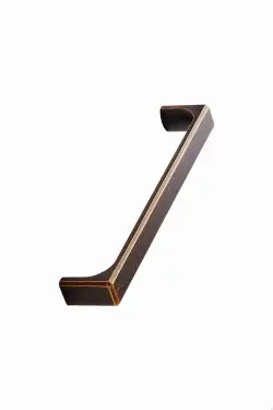Click Here To Enlarge This Photo Of Furnipart 'Fold' Cabinet Pull L170mm / C160mm - Antique Brown (537960160-23)