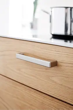 Click Here To Enlarge This Photo Of Furnipart 'Fold' Cabinet Pull L170mm / C160mm - Inox Look (537960160-66)