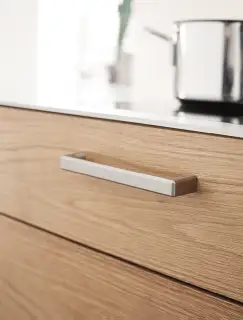 Furnipart 'Fold' Cabinet Pull L170mm / C160mm - Inox Look (537960160-66)