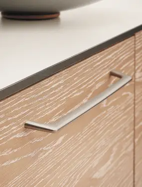 Click Here To Enlarge This Photo Of Furnipart 'Vista' Cabinet Pull L176mm / C160mm - Inox Look (538560160-66)