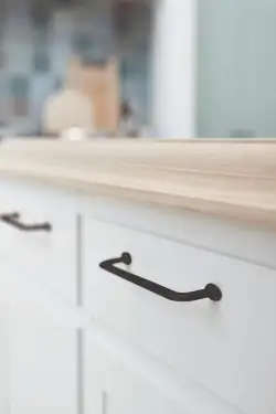 Click Here To Enlarge This Photo Of Furnipart 'U-Turn' Cabinet Pull L187mm / C160mm - Matt Black (540760160-99)