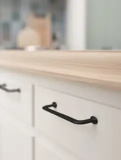 Furnipart 'U-Turn' Cabinet Pull L187mm / C160mm - Matt Black (540760160-99)