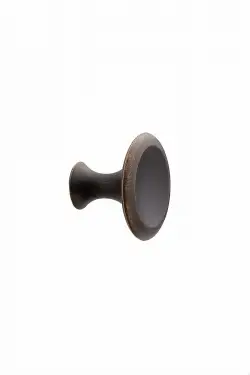 Click Here To Enlarge This Photo Of Furnipart 'Bell' Cabinet Knob D42mm - Antique Brown (540860042-23)