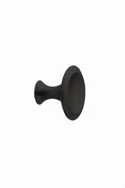 Click Here To Enlarge This Photo Of Furnipart 'Bell' Cabinet Knob D42mm - Matt Black (540860042-99)