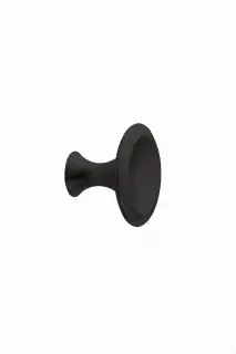 Furnipart 'Bell' Cabinet Knob D42mm - Matt Black (540860042-99)