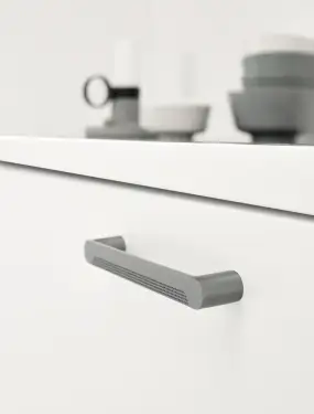 Click Here To Enlarge This Photo Of Furnipart 'Metro' Cabinet Pull L180mm / C160mm - Brushed Anthracite (540960160-91)