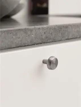 Click Here To Enlarge This Photo Of Furnipart 'Autumn' Cabinet Knob D28mm - Inox Look (541060028-66)