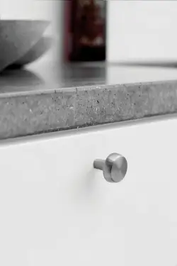 Click Here To Enlarge This Photo Of Furnipart 'Autumn' Cabinet Knob D28mm - Inox Look (541060028-66)