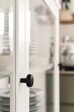 Click Here To Enlarge This Photo Of Furnipart 'Autumn' Cabinet Knob D36mm - Matt Black (541060036-99)