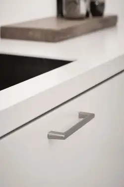 Click Here To Enlarge This Photo Of Furnipart 'Diner' Cabinet Pull L180mm / C160mm - Inox Look (541360160-66)