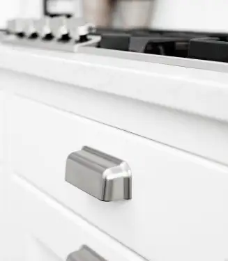 Click Here To Enlarge This Photo Of Furnipart 'Port' Cup Pull L112mm - Inox Look (542760096-66)
