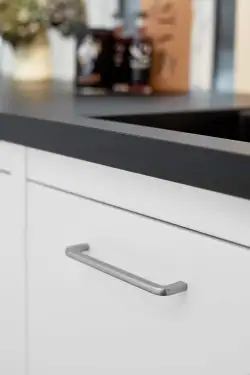 Click Here To Enlarge This Photo Of Furnipart 'Compact' Cabinet Pull L172mm / C160mm - Inox Look (542860160-66)