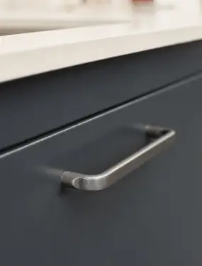 Click Here To Enlarge This Photo Of Furnipart 'Base' Cabinet Pull L176mm / C160mm - Antique Grey (542960160-22)