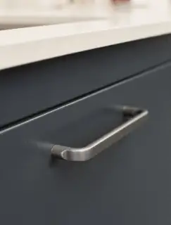 Furnipart 'Base' Cabinet Pull L176mm / C160mm - Antique Grey (542960160-22)