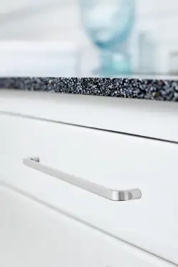 Click Here To Enlarge This Photo Of Furnipart 'Base' Cabinet Pull L332mm / C320mm - Inox Look (542960320-66)