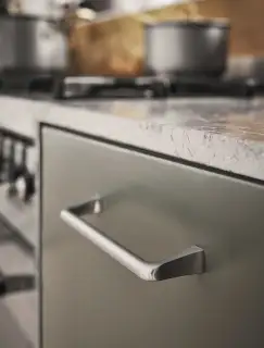 Furnipart 'Concave' Cabinet Pull L173mm / C160mm - Inox Look (544260160-66)
