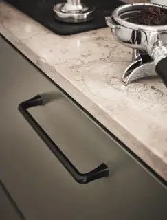 Furnipart 'Concave' Cabinet Pull L173mm / C160mm - Matt Black (544260160-99)