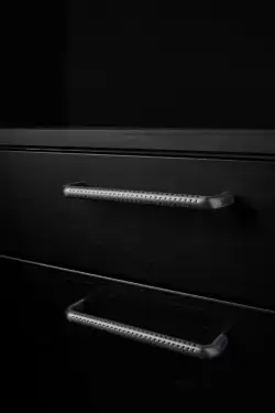 Click Here To Enlarge This Photo Of Furnipart 'Punctuate' Cabinet Pull L172mm / C160mm - Brushed Anthracite (546360160-91)