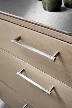 Click Here To Enlarge This Photo Of Furnipart 'Torch' Cabinet Pull L177mm / C160mm - Inox Look (546560160-66)