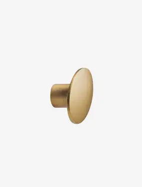 Click Here To Enlarge This Photo Of Furnipart 'Dome' Cabinet Knob L50mm - Brushed Brass (546960050-32)
