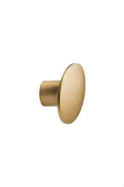 Click Here To Enlarge This Photo Of Furnipart 'Dome' Cabinet Knob L50mm - Brushed Brass (546960050-32)