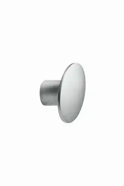 Click Here To Enlarge This Photo Of Furnipart 'Dome' Cabinet Knob L50mm - Inox Look (546960050-66)