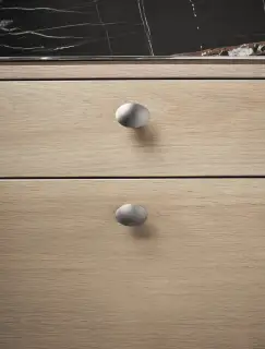 Furnipart 'Dome' Cabinet Knob L50mm - Inox Look (546960050-66)