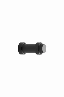 Furnipart 'Pillar' Cabinet Knob D15mm - Matt Black (547720015-99)