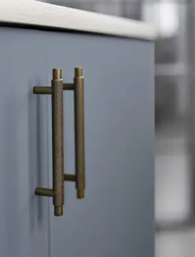 Click Here To Enlarge This Photo Of Furnipart 'Manor' Cabinet Pull L182mm / C128mm - Antique Brass (548920128-39)