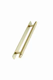 Furnipart 'Manor' Knurled Cabinet Pull with Backplate L190mm / C128mm - Gold (549020128-34)
