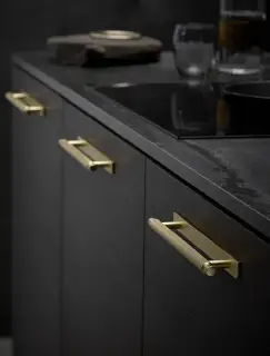 Furnipart 'Manor' Cabinet Pull with Backplate L254mm / C192mm - Gold (549020192-34)