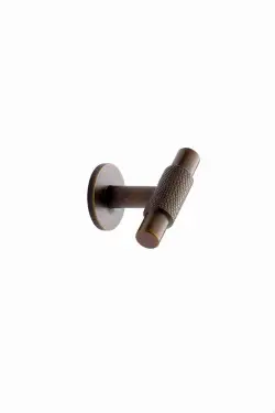 Click Here To Enlarge This Photo Of Furnipart 'Manor' Knurled T Knob L54mm - Antique Brass &lpar;549120054-39&rpar;
