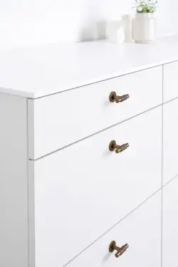 Click Here To Enlarge This Photo Of Furnipart 'Manor' Knurled T Knob L54mm - Antique Brass &lpar;549120054-39&rpar;