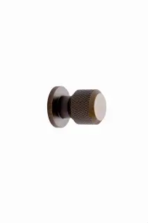 Furnipart 'Manor' Round Knurled Cabinet Knob D30mm - Antique Brass (549220025-39)
