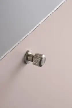 Click Here To Enlarge This Photo Of Furnipart 'Manor' Round Knurled Cabinet Knob D30mm - Inox Look (549220025-66)