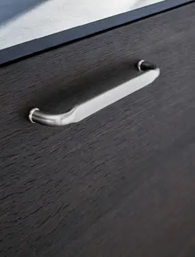 Click Here To Enlarge This Photo Of Furnipart 'Gate' Cabinet Pull L172mm / C160mm - Inox look (549720160-66)