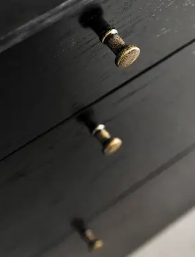 Click Here To Enlarge This Photo Of Furnipart 'Gate' Cabinet Knob D18.2mm - Antique Brass (549820018-39)