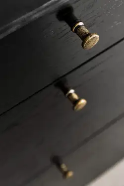 Click Here To Enlarge This Photo Of Furnipart 'Gate' Cabinet Knob D18.2mm - Antique Brass (549820018-39)