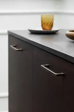 Click Here To Enlarge This Photo Of Furnipart 'Equester' Cabinet Pull L172mm / C160mm - Antique Brass (552220160-39)