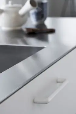 Click Here To Enlarge This Photo Of Furnipart 'Carve' Cabinet Pull L180mm / C160mm - Matt White (552520160-0500)