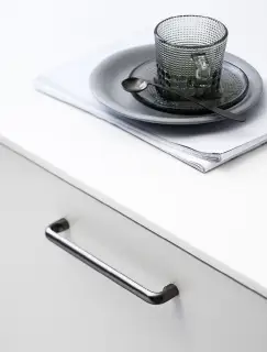 Furnipart 'Carve' Cabinet Pull L180mm / C160mm - Brushed Anthracite (552520160-91)