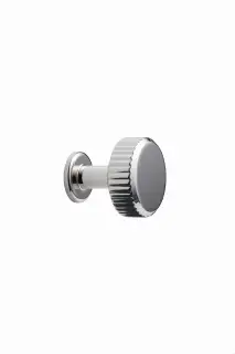 Furnipart 'Villa' Round Cabinet Knob D30mm - Bright Nickel (552920030-06)