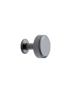 Furnipart 'Villa' Round Cabinet Knob D30mm - Gun Metal (552920030-74)