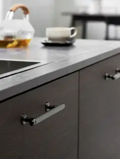 Furnipart 'Villa' Cabinet Pull L178mm / C128mm - Black Nickel (553020128-70)