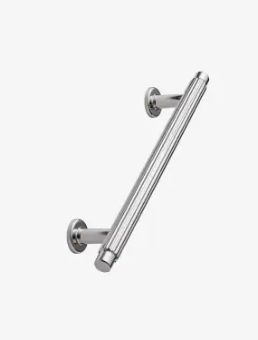 Click Here To Enlarge This Photo Of Furnipart 'Villa' Cabinet Pull L242mm / C192mm - Bright Nickel (553020192-06)