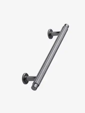 Click Here To Enlarge This Photo Of Furnipart 'Villa' Cabinet Pull L242mm / C192mm - Black Nickel (553020192-70)